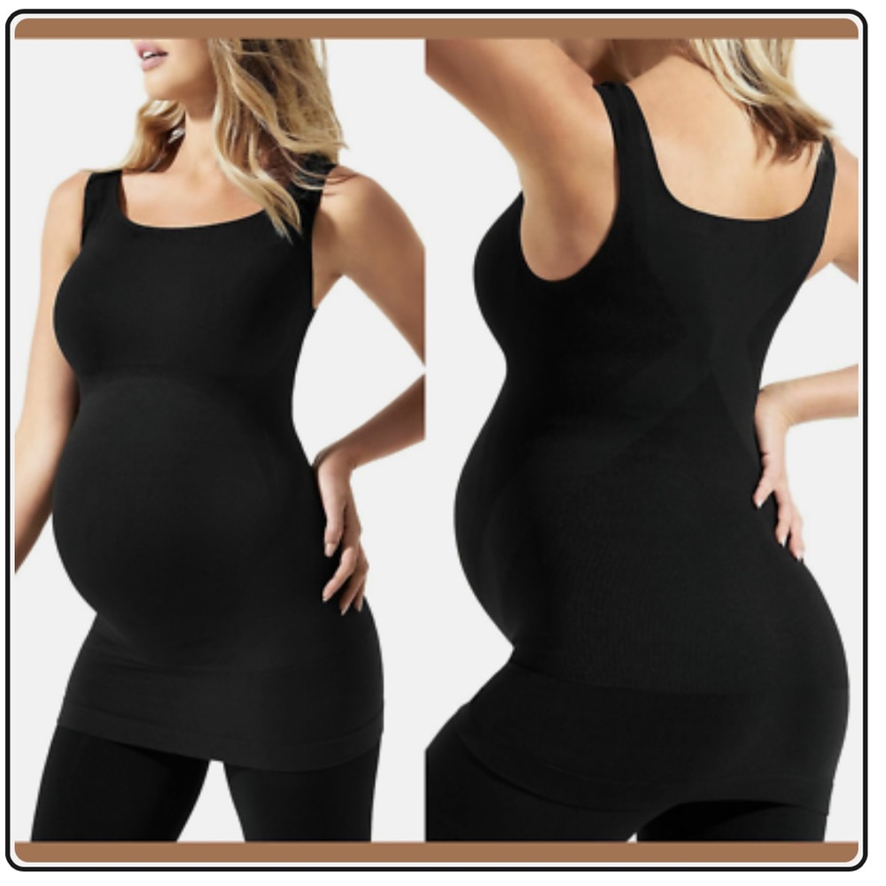 BLANQI Black Maternity Shapewear Tank